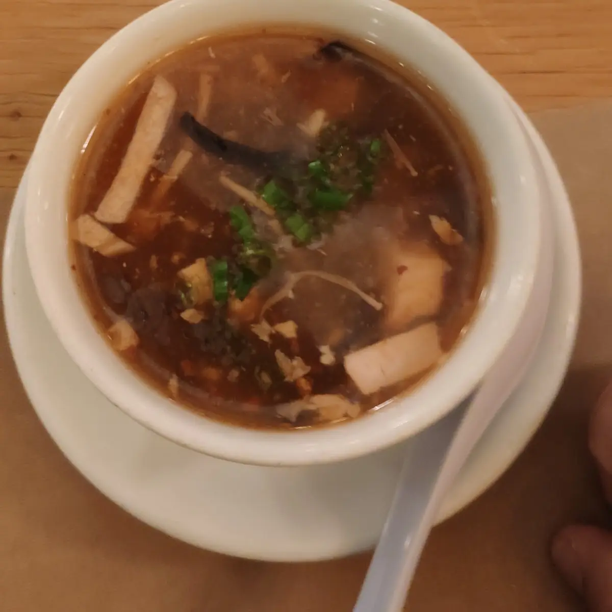 酸辣汤 hot and sour soup